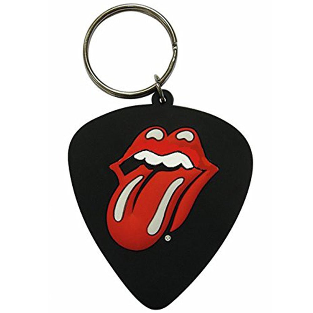 ROLLING STONES ローリングストーンズ (来日 35周年 記念 ) - Plectrum / ラバー・キーリング / キーホルダー - PGS